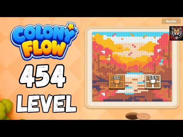Colony Flow! Level 454 board layout