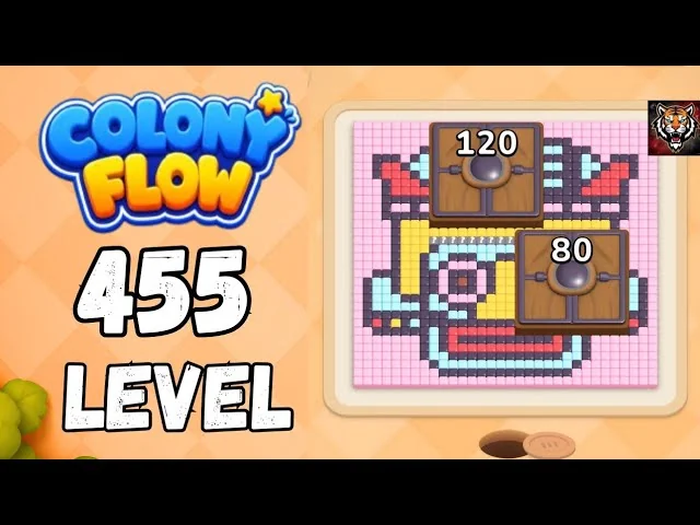 Colony Flow! Level 455 board layout