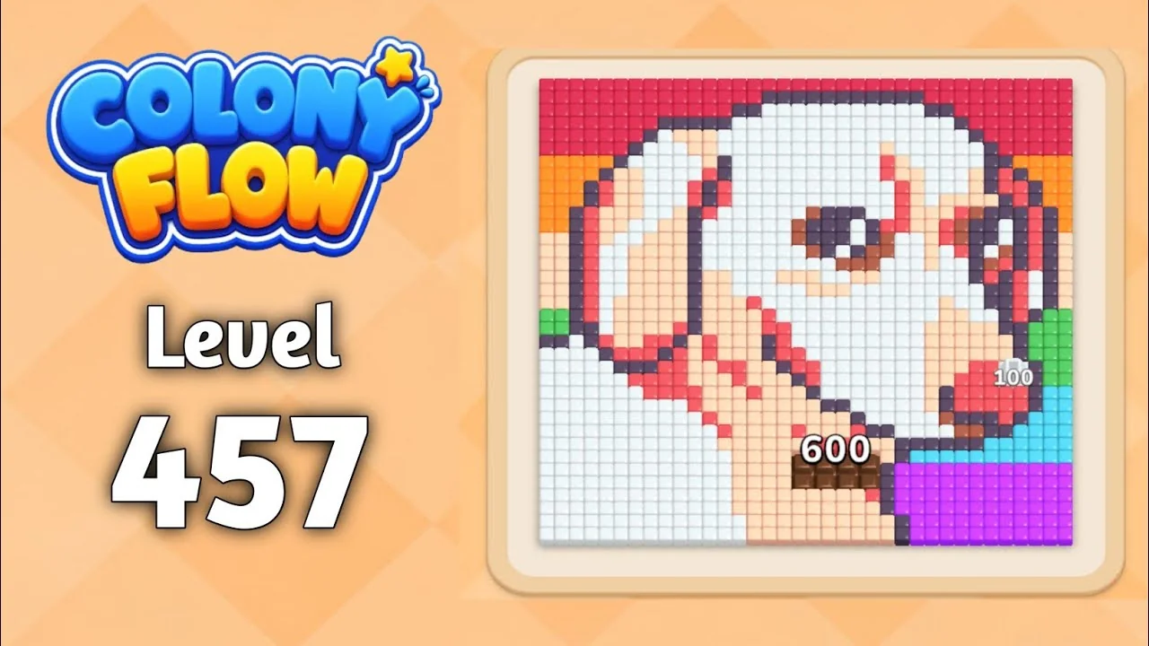 Colony Flow! Level 457 board layout