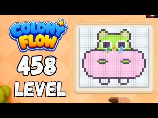 Colony Flow! Level 458 board layout