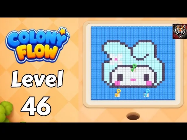 Colony Flow! Level 46 board layout