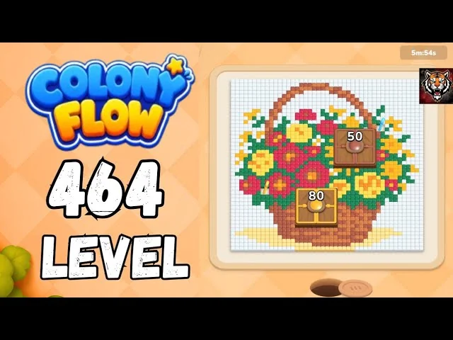 Colony Flow! Level 464 board layout
