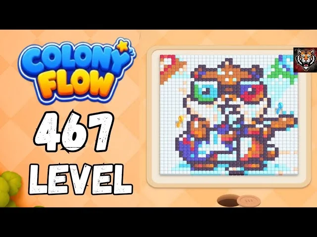 Colony Flow! Level 467 board layout