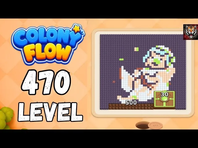 Colony Flow! Level 470 board layout