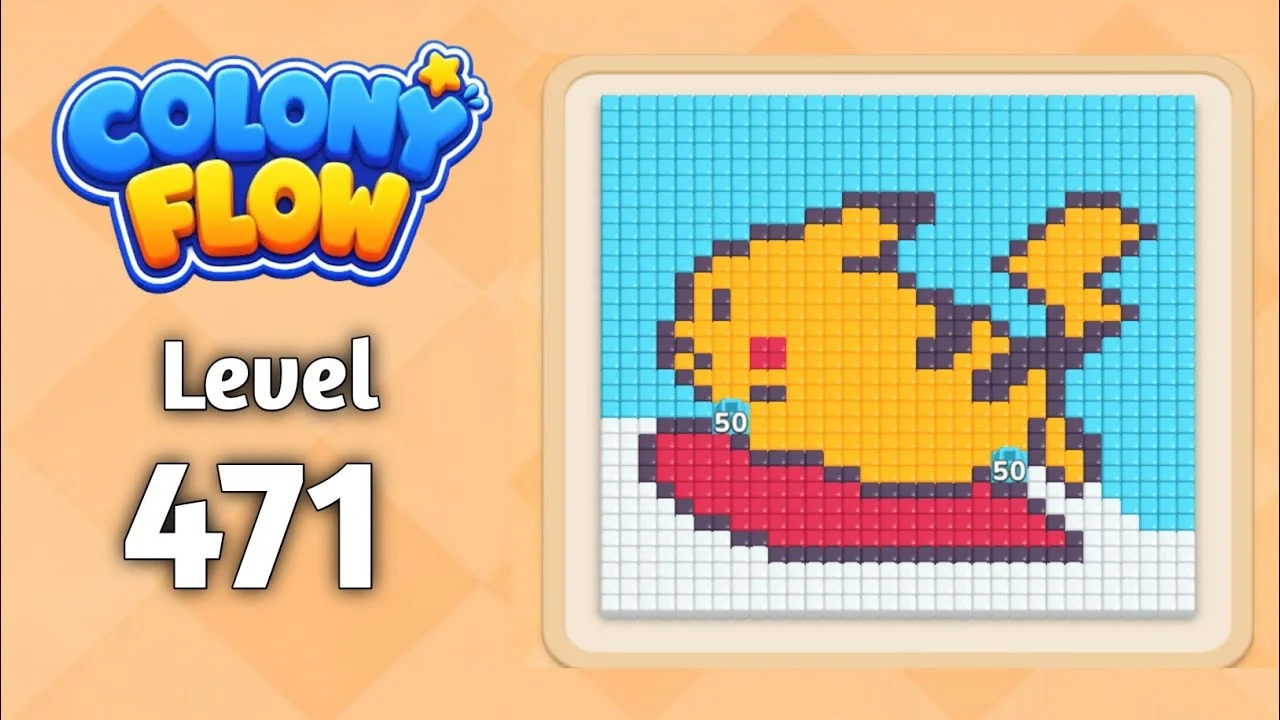 Colony Flow! Level 471 board layout