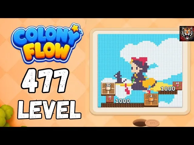 Colony Flow! Level 477 board layout