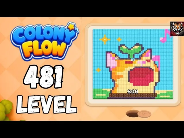 Colony Flow! Level 481 board layout