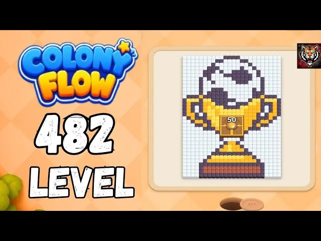 Colony Flow! Level 482 board layout