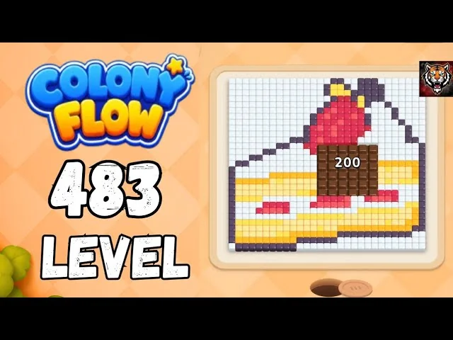 Colony Flow! Level 483 board layout