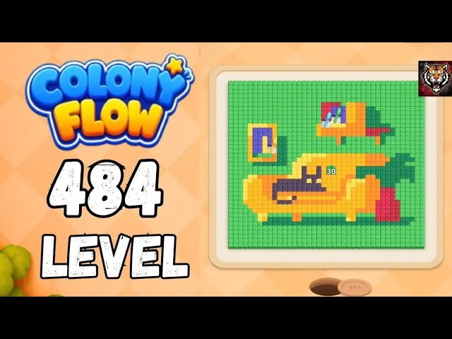Colony Flow! Level 484 board layout