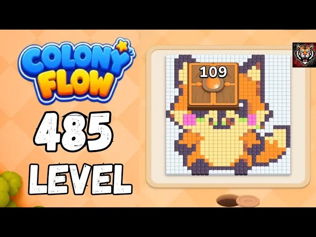 Colony Flow! Level 485 board layout