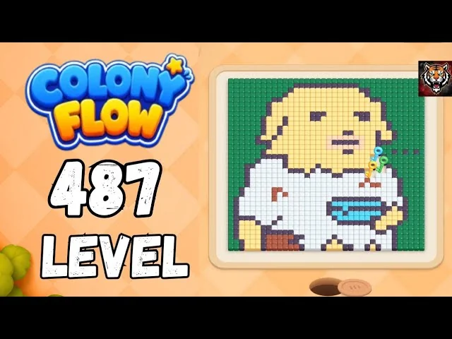 Colony Flow! Level 487 board layout
