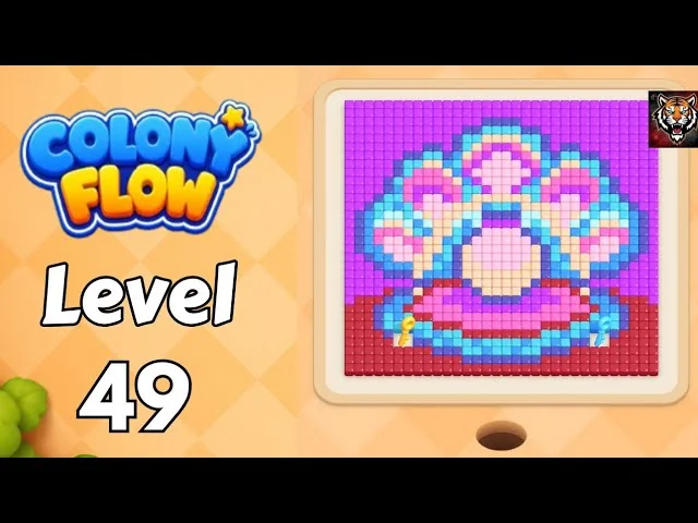 Colony Flow! Level 49 board layout
