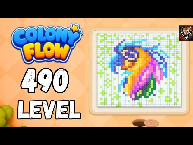 Colony Flow! Level 490 board layout
