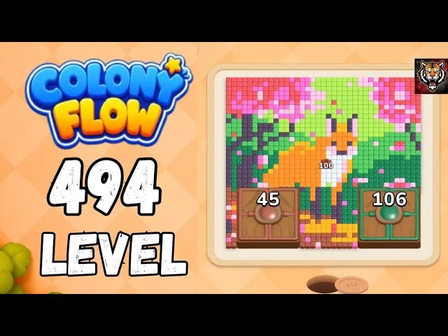 Colony Flow! Level 494 board layout