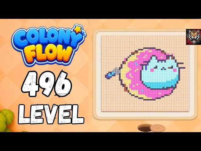 Colony Flow! Level 496 board layout