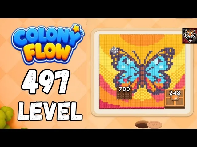 Colony Flow! Level 497 board layout