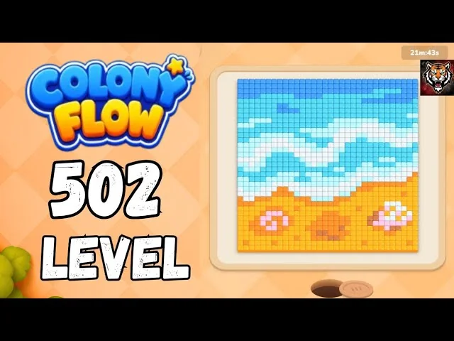 Colony Flow! Level 502 board