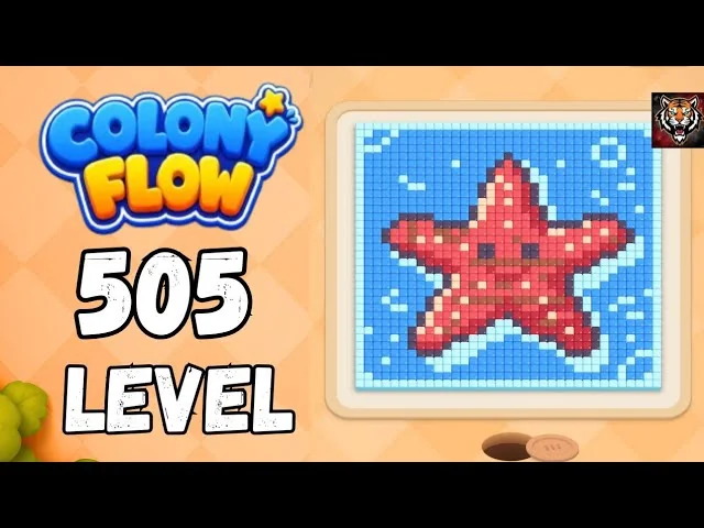Colony Flow! Level 505 board layout