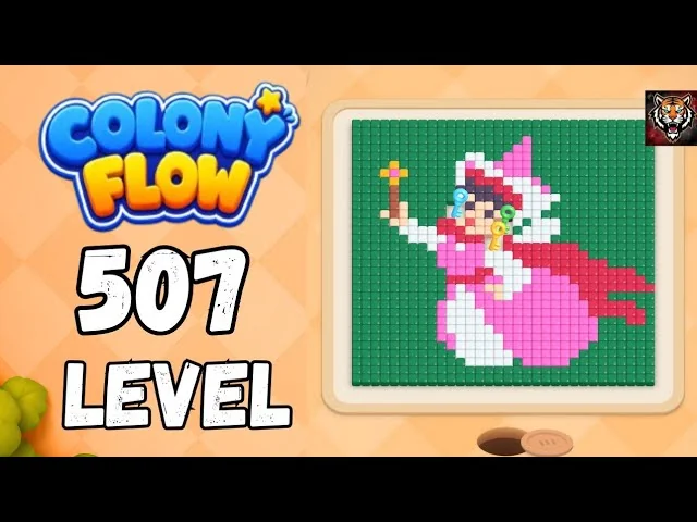 Colony Flow! Level 507 board layout