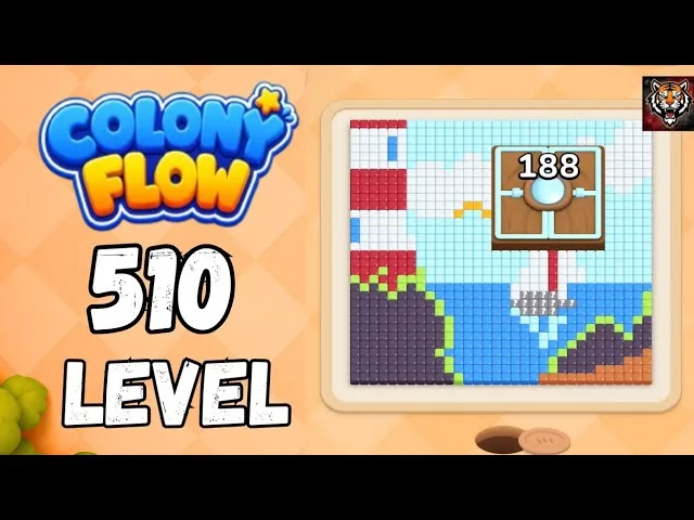 Colony Flow! Level 510 board layout