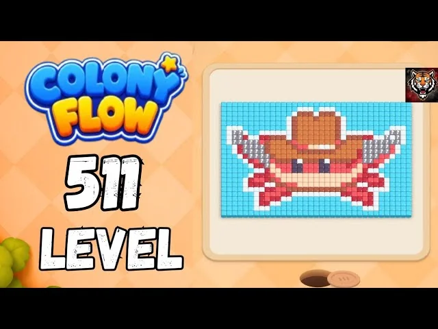 Colony Flow! Level 511 board layout