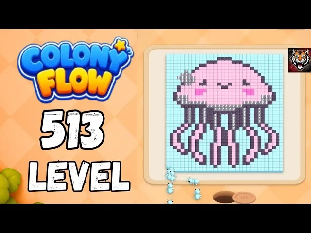 Colony Flow! Level 513 board layout