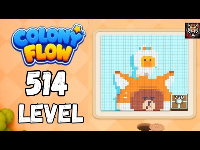 Colony Flow! Level 514 board layout