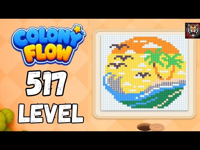 Colony Flow! Level 517 board layout