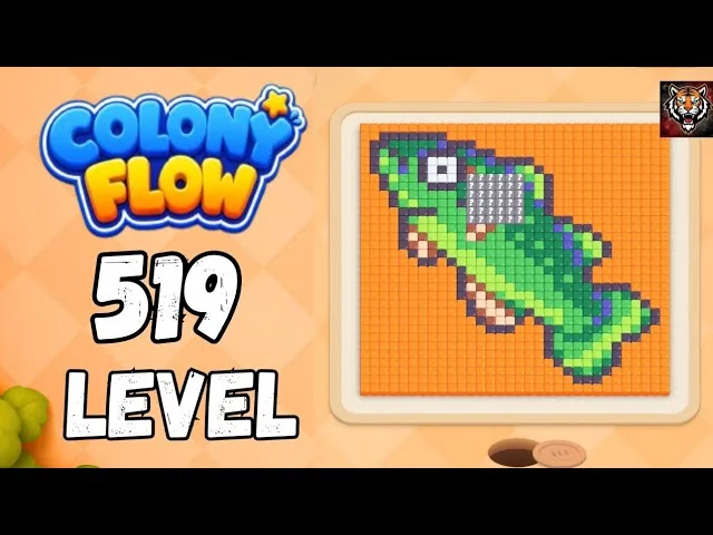 Colony Flow! Level 519 board layout