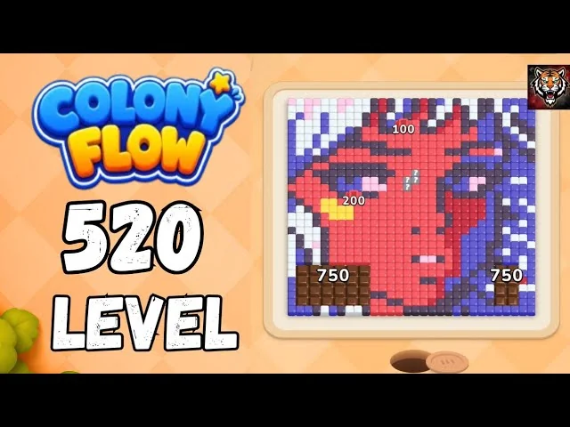 Colony Flow! Level 520 board layout