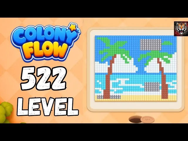 Colony Flow! Level 522 board layout