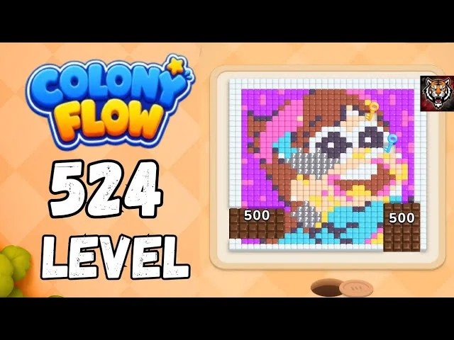 Colony Flow! Level 524 board layout