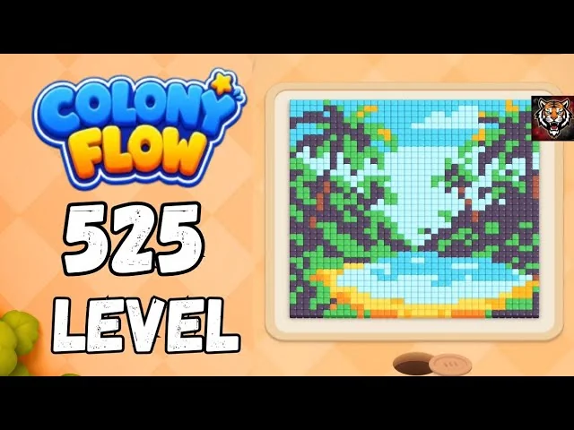 Colony Flow! Level 525 board layout
