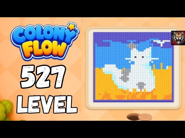 Colony Flow! Level 527 board layout
