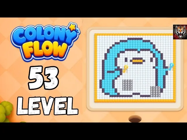 Colony Flow! Level 53 board layout