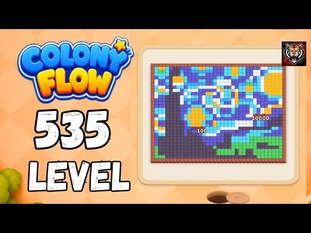 Colony Flow! Level 535 board layout