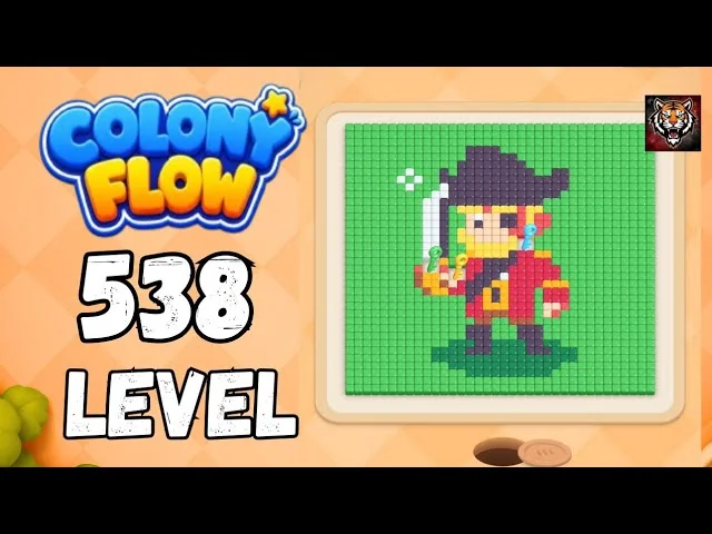 Colony Flow! Level 538 board layout