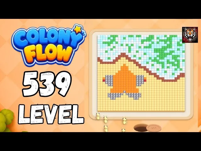 Colony Flow! Level 539 board layout