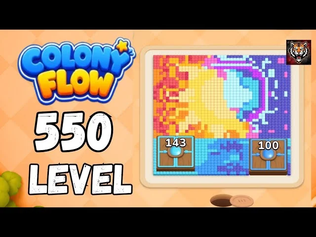 Colony Flow! Level 550 board layout