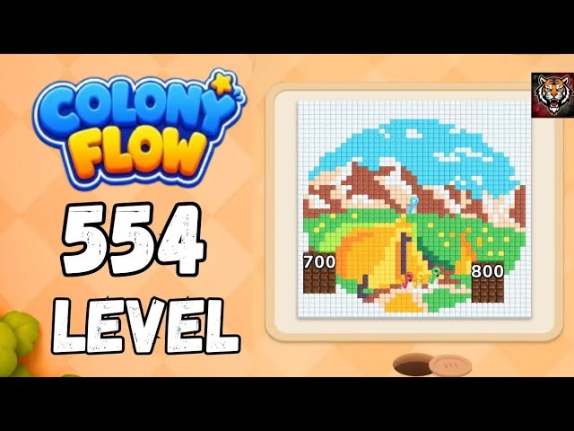 Colony Flow! Level 554 board layout