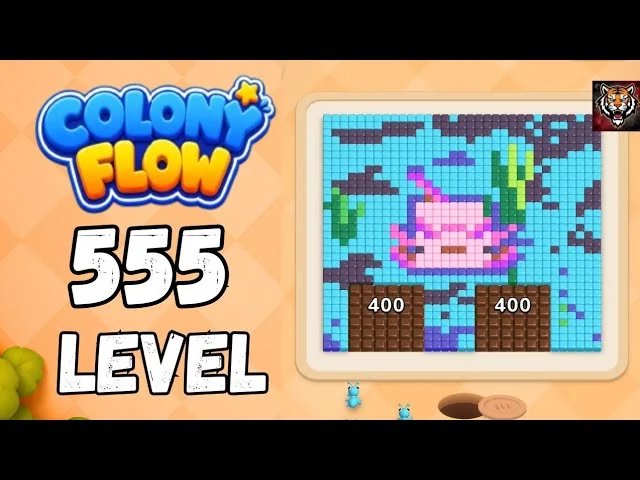 Colony Flow! Level 555 board layout