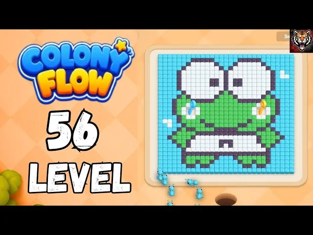 Colony Flow! Level 56 board layout