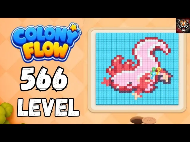 Colony Flow! Level 566 board layout
