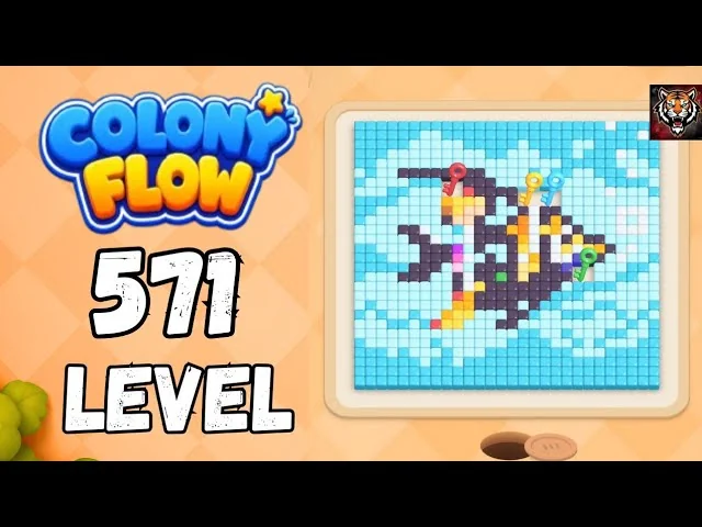 Colony Flow! Level 571 board layout