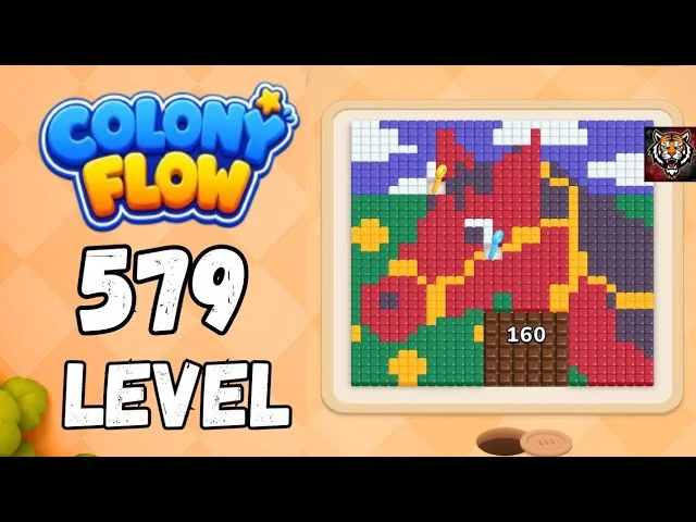 Colony Flow! Level 579 board layout