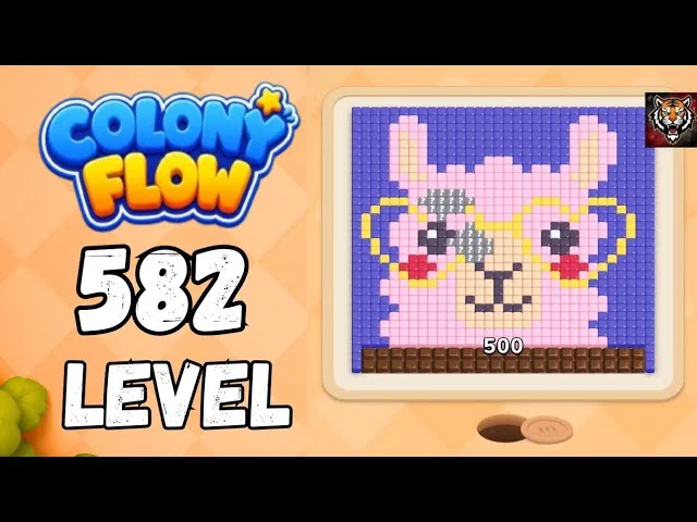 Colony Flow! Level 582 board layout