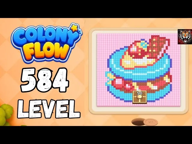 Colony Flow! Level 584 board layout