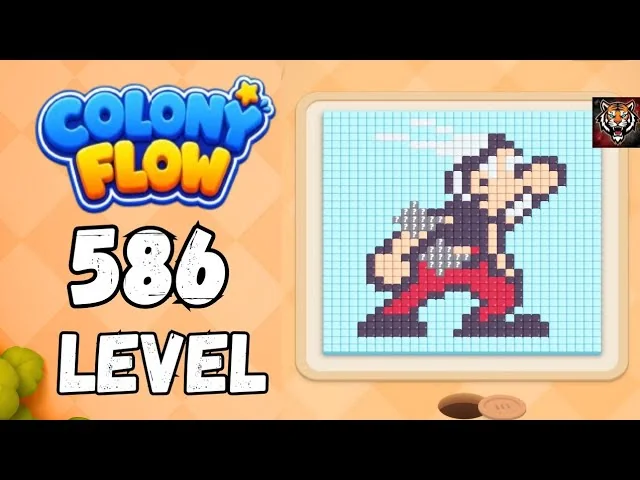 Colony Flow! Level 586 board layout