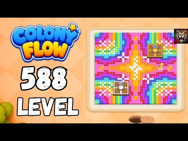 Colony Flow! Level 588 board layout